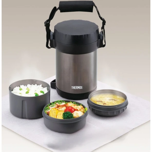Thermos JBG-1800 3 Bölmeli Yemek Termosu - 7