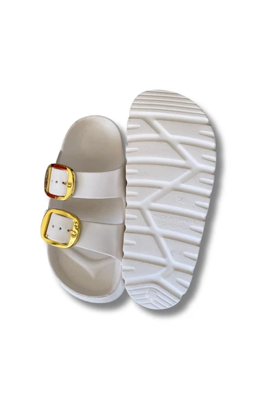 Lovita Tokalı Kadın Terlik 36-40 Beyaz - 4