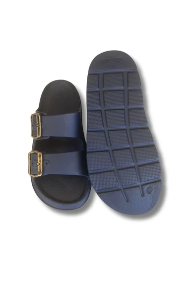 Lovita Tokalı Erkek Terlik 41-45 Lacivert - 5