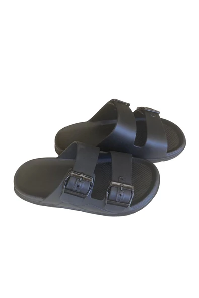 Lovita Tokalı Erkek Terlik 41-45 Siyah - Resim 2