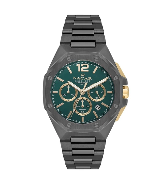 NACAR SAFİR CAM SPOR GRİ ERKEK KOL SAATİ NC08-29430493-GNCM - Resim 2