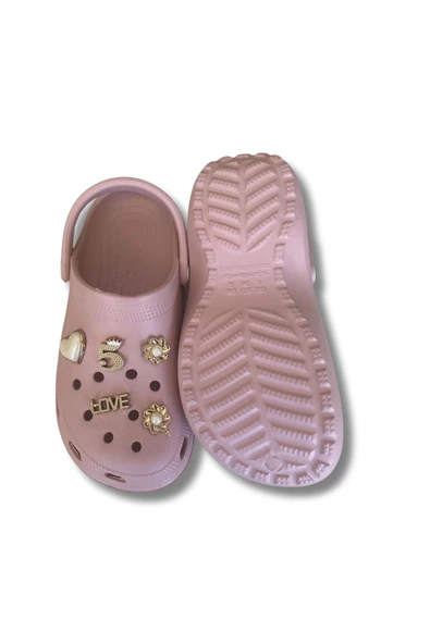 Lovita C.r.o.c.s Model Terlik 36-40 Pudra - 5