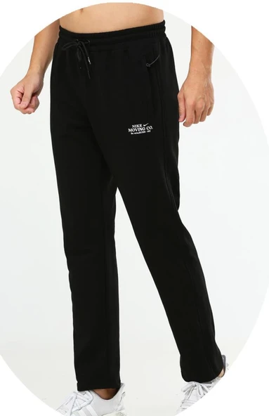 Nike ED-2407 Erkek Battal Beden Pamuklu Eşofman Altı - 9