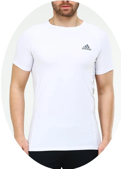 Adidas Erkek Polyester T-Shirt EF-3763 - 3