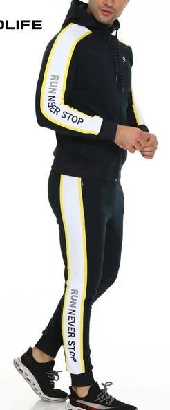 Speedlife Erkek Polyester Eşofman Takımı XA-0437 - 4