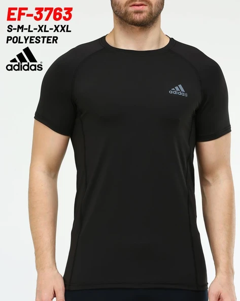 Adidas Erkek Polyester T-Shirt EF-3763 - 1