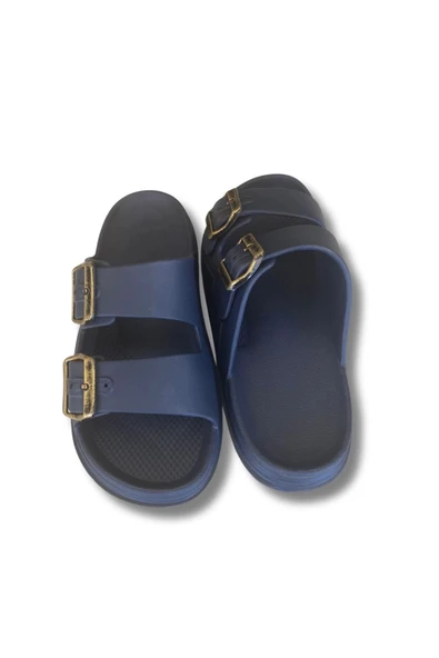 Lovita Tokalı Erkek Terlik 41-45 Lacivert - 4