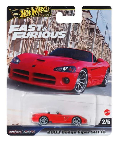 Hot Wheels Premium Fast & Furious 2003 Dodge Viper SRT10 HNW46 JBL85 ürün görseli