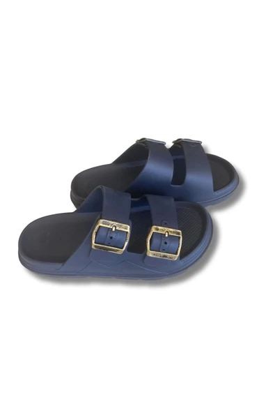 Lovita Tokalı Erkek Terlik 41-45 Lacivert - 2