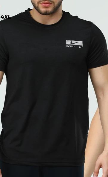 Nike EF-4226 Erkek Polyester Mesh Battal Beden T-Shirt - 6