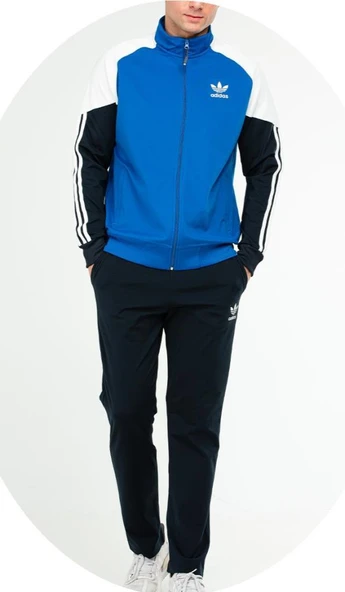 Adidas EA-4057 Battal Beden Erkek Polyester Eşofman Takımı - 2