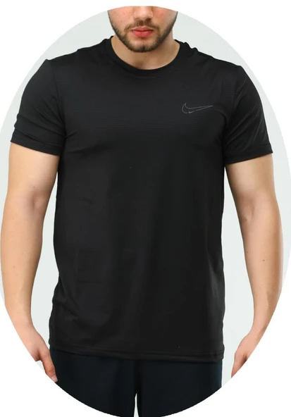 Nike EF-4223 Erkek Polyester Mesh Battal Beden T-Shirt - 7