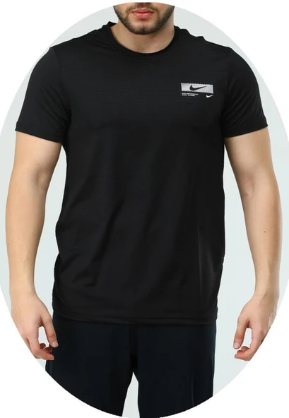 Nike EF-4226 Erkek Polyester Mesh Battal Beden T-Shirt - 7