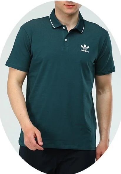 Adidas EF-3965 Erkek Pamuk Cotton Polo Yaka T-Shirt - 6