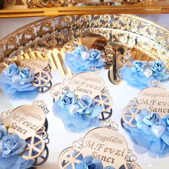 Bal Kabağı Fayton İsimli Pleksi(30 Adet) - 2