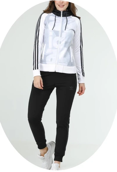 Adidas BA-2641 Bayan Polyester Eşofman Takımı - 3