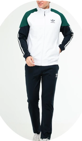 Adidas EA-4057 Battal Beden Erkek Polyester Eşofman Takımı - 3