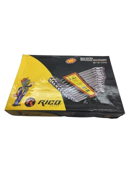 Rico Ekstra Yıldız Anahtar Seti Takımı 12 Parça 6X7 - 30X32 020-RC7012 - 2