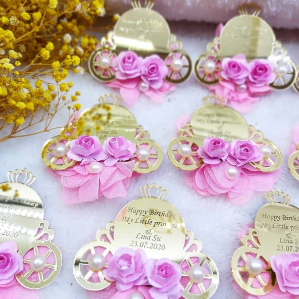 Bal Kabağı Fayton İsimli Pleksi(30 Adet) - 5