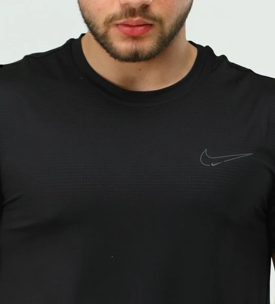 Nike EF-4223 Erkek Polyester Mesh Battal Beden T-Shirt - 8