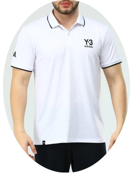 Adidas EF-3992 Erkek Polyester Mesh Polo Yaka T-Shirt - 2