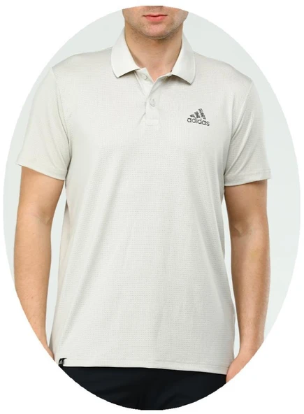 Adidas EF-4003 Erkek Polyester Mesh Polo Yaka T-Shirt - 3