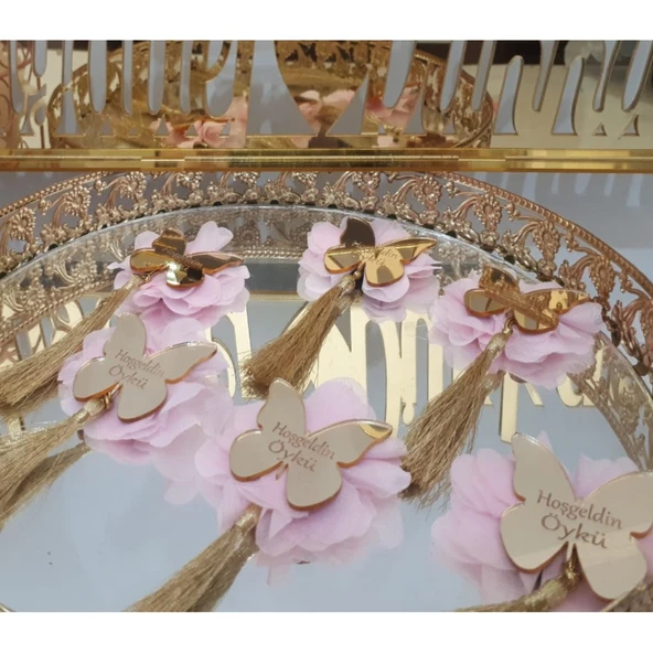 Püskülü Minik Kelebek Bebek Şekeri(20 Adet) - 7