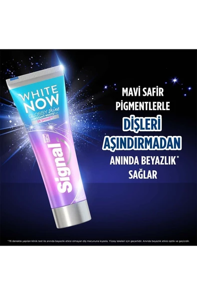 Signal White Now Glossy Shine Diş Macunu 75 ml - 3