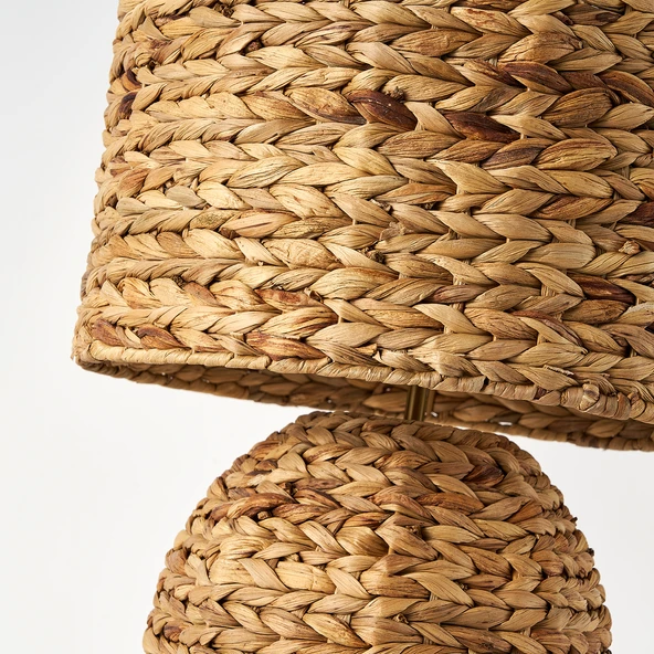 Apliqa Porto Rattan Hasır Abajur - Resim 4