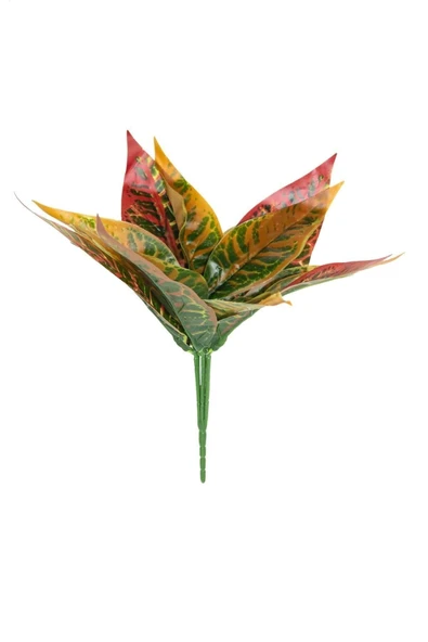 fesleğen çiçek Yapay Ççiçek Kraton Yaprağı Demeti 11 Yaprak - 2