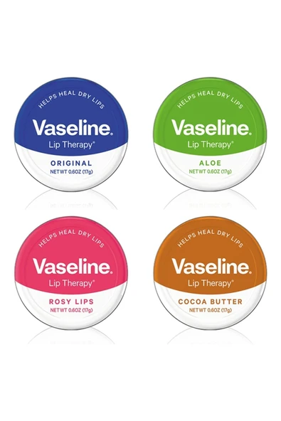 Vaseline Lip Therapy 20g – Rosy Lips - Cococa Butter - Original & Aloe ( 4 Adet ) - 2
