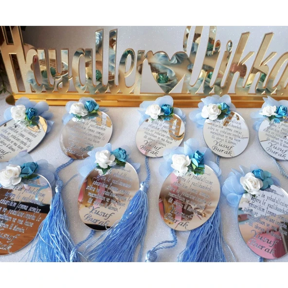 Nazar Ayetli Ayna Bebek Mevlüt Şekeri(30 Adet) ürün görseli