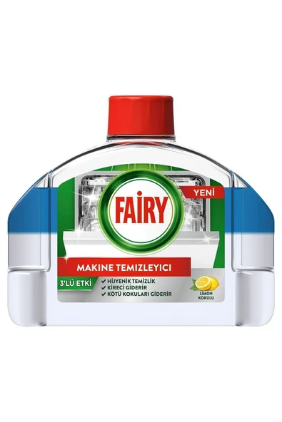 Fairy Bulaşık Makinesi Temizleyici, Derinlemesine Temizlik, Sıvı, Limon Kokulu, 250 ml - 2
