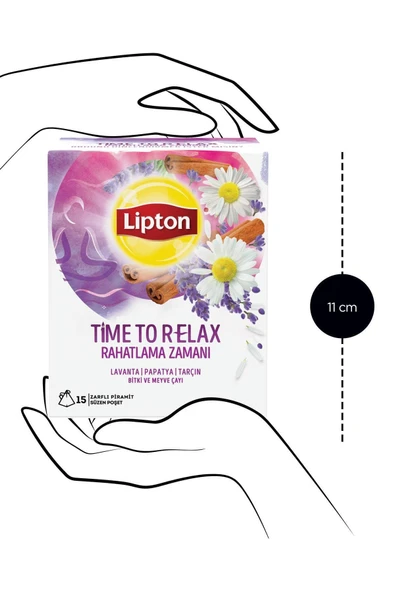 Lipton Time To Relax Bardak Poşet Bitki Çayı 15'li X 2 Adet - Resim 3