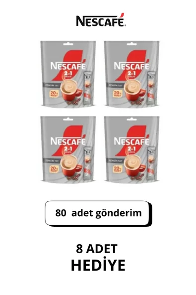 Nescafe 2'si 1 Arada Kahve 10gr 72li Paket - HEDİYE PAKETİ ile Gönderim Yapılır