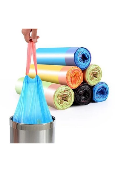 SERA Çöp Torbası Büzgülü Limon Kokulu Orta Boy 15 Li 55 x 60 Cm x 15 Paket - 3