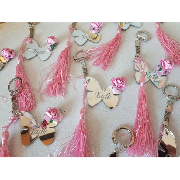 Kelebek Anahtarlık Kız Bebek Şekeri(30 Adet) ürün görseli