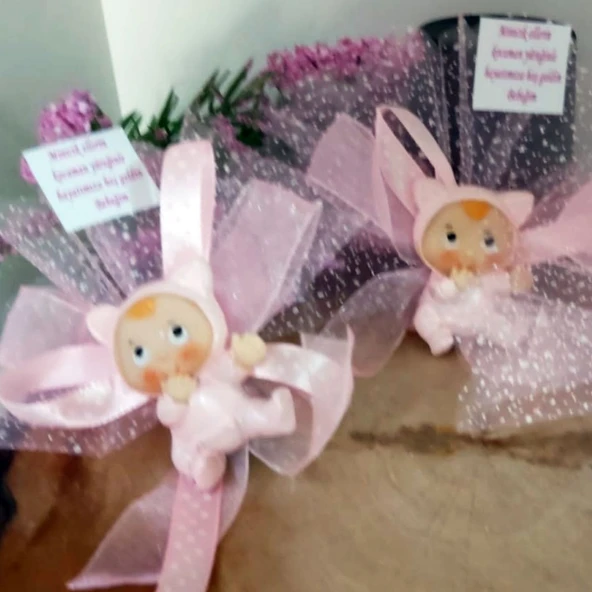 Şirin Bebek Biblo Tulumlu Bebek Şekeri(30 Adet) - Resim 2