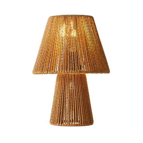 Apliqa Blera İpli Hasır Abajur - Resim 2