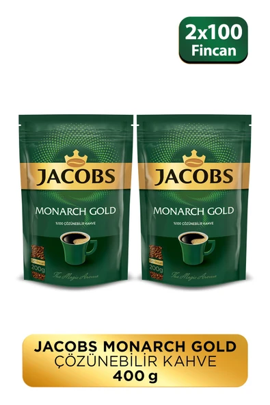 Jacobs Monarch Gold Granül Kahve 200 gram X 2 Adet