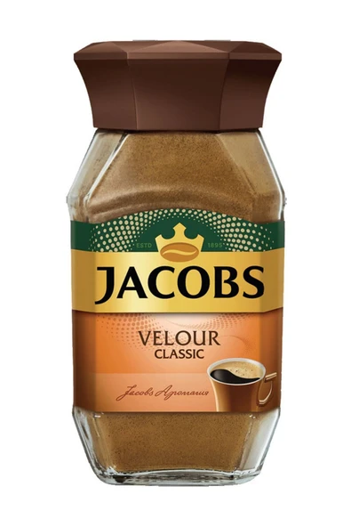 Jacobs Velour Kavanoz Klasik Kahve 95 gr