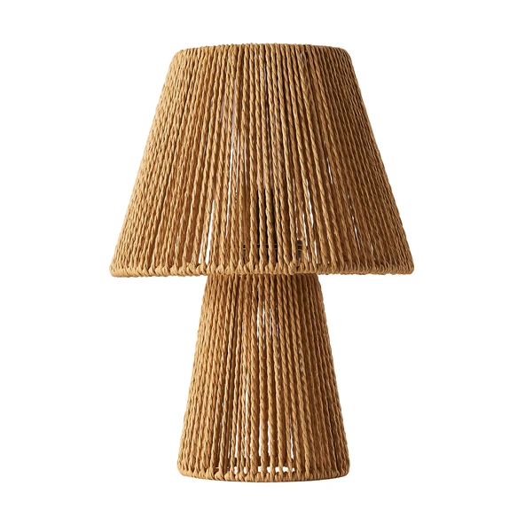 Apliqa Blera İpli Hasır Abajur - Resim 3