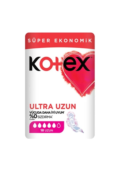 Kotex Ultra Quadro Uzun Ped 18 Li 6 Adet - 2