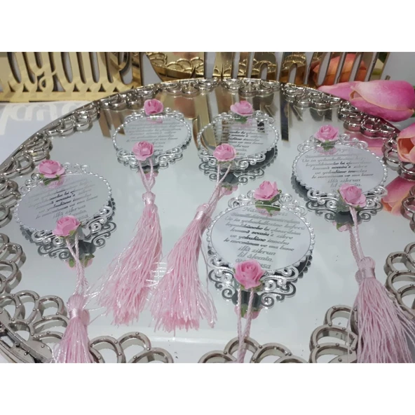 Kalp İşlemeli Nazar Dualı Bebek Şekeri(30 Adet) ürün görseli