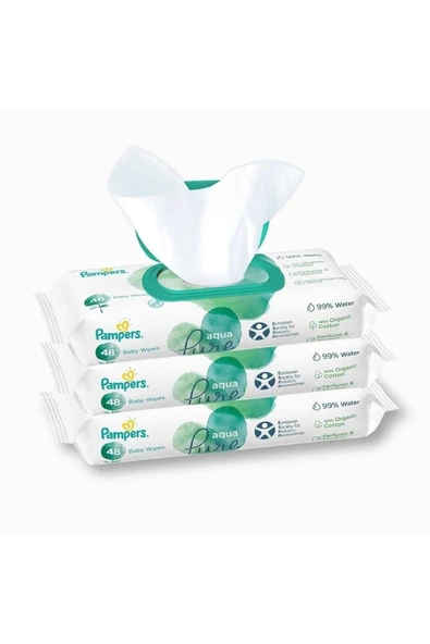Prima (bgt) Aqua Pure Islak Havlu Mendil 3lü 144 Yaprak - 2