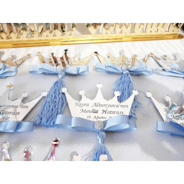 Büyük Boy Taç Pleksi Lüks(30 Adet)