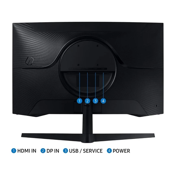 Samsung Odyssey G5 LS27AG550EPXUF 27" Curved 2K 165Hz 1ms VA HDR10 1000R HDMI/DP/USB Oyuncu Monitörü - 7