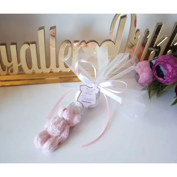 Şekerli Ayıcık Anahtarlık Bebek Şekeri(30 Adet)