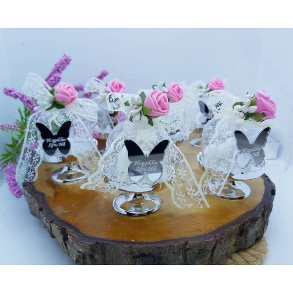 Pleksi İsimlikli Kekfanus Bebek Hediyelik(30 Adet) - Resim 3