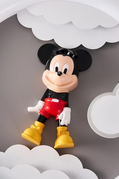 Moddy Ledli Mickey Desenli Plafonyer Çocuk Odası Avize - Resim 11